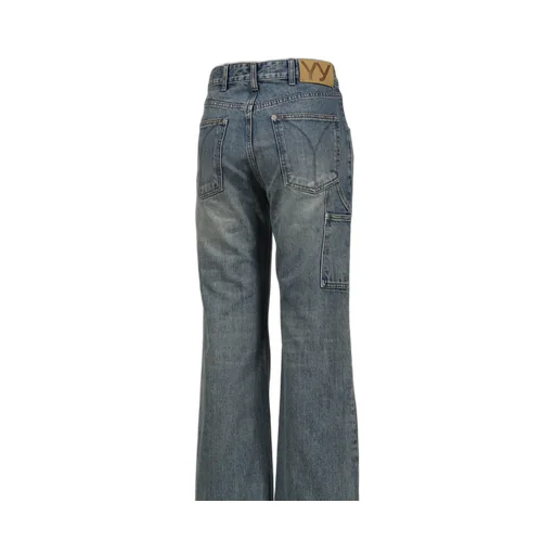 Denim Trucker Pants / Blu
