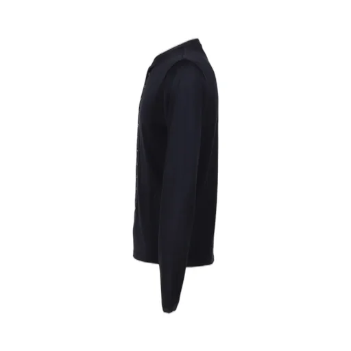 Henry-Neckline Shirts / Navy