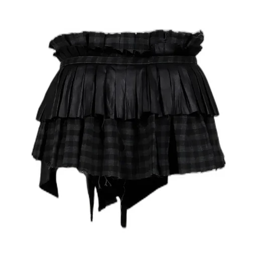 Pleats Layered Pocket Belt / Blk