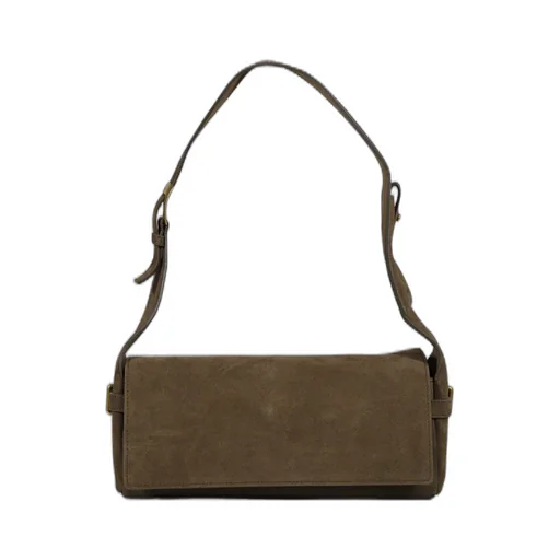 Suede Belting Duffle Bag / Kha Brw