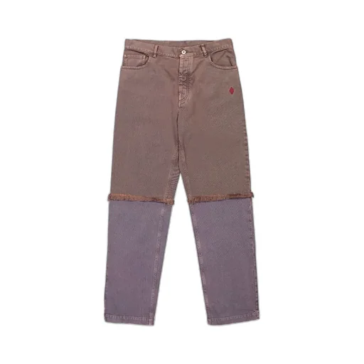 Marcelo Burlon County Of Milan Two-Toned Mid-Rise Jeans