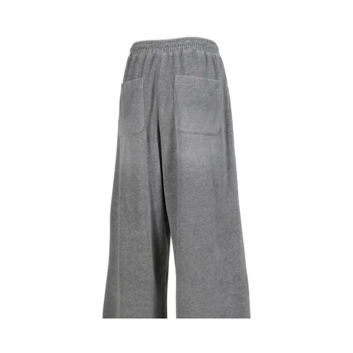 Velour Wide Sweatpants / Gray