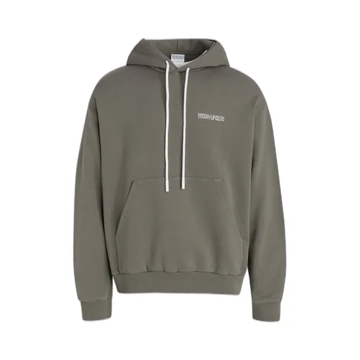 Marcelo Burlon County Of Milan Tempera Cross Drawstring Hoodie