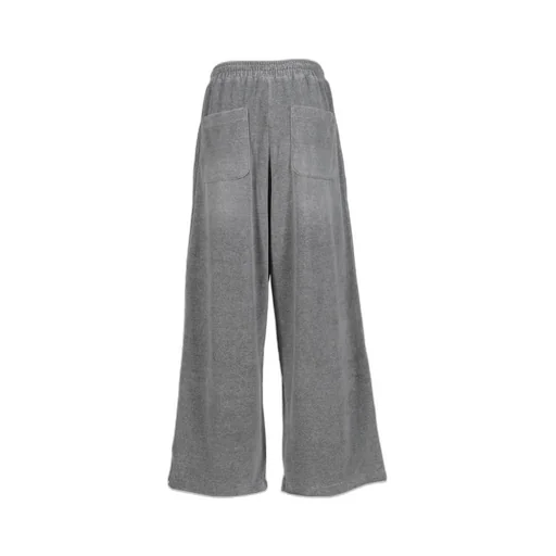 Velour Wide Sweatpants / Gray