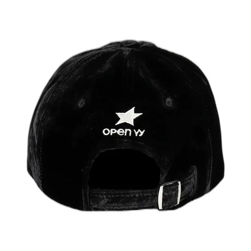 Yy Velvet Ball Cap / Black