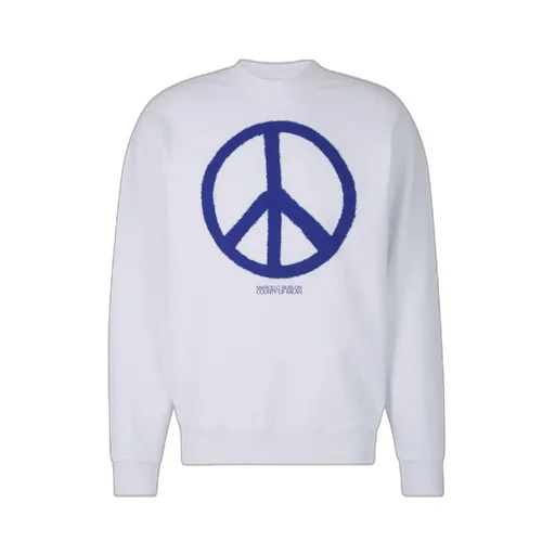Marcelo Burlon County Of Milan Logo Printed Crewneck Sweatshirt