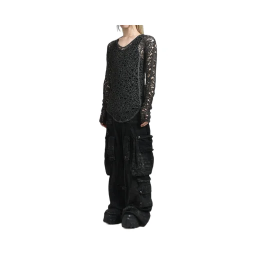 Cotton Nylon Twill Gasmask Cargo / Ash Blk