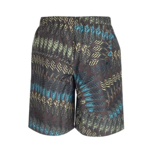 Marcelo Burlon County Of Milan Feathers Printed Shorts
