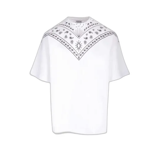 Marcelo Burlon County Of Milan Bandana Printed Crewneck T-Shirt