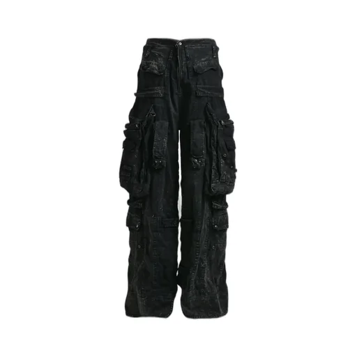 Cotton Nylon Twill Gasmask Cargo / Ash Blk