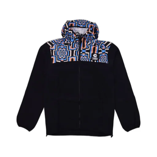 Marcelo Burlon County Of Milan Logo Patch Drawstring Windbreaker