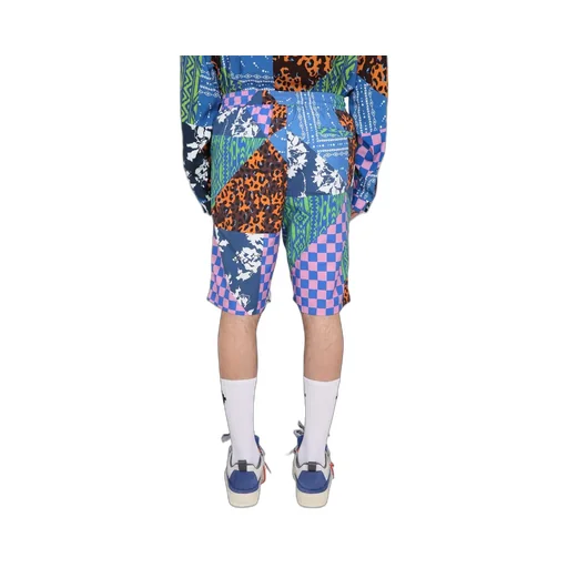 Marcelo Burlon County Of Milan Graphic Printed Shorts