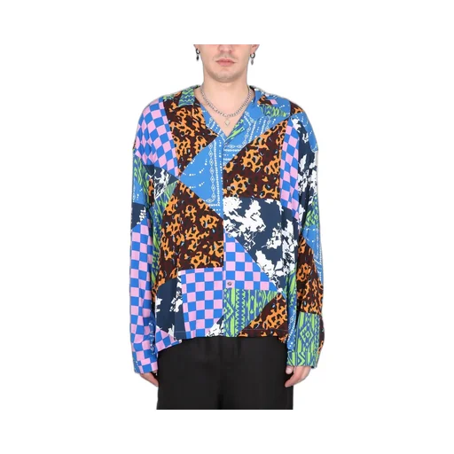 Marcelo Burlon County Of Milan Hawaii Mix Match Shirt