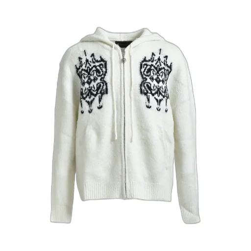 The Sacred Tree Mohair Zip Hoodie / Wht