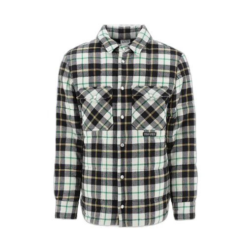 Marcelo Burlon County Of Milan Padded Pocket Checked Shirt