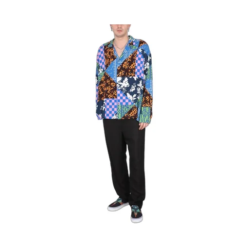 Marcelo Burlon County Of Milan Hawaii Mix Match Shirt