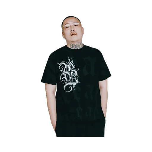 Suicide Black Letterd Logo Tee / Blk
