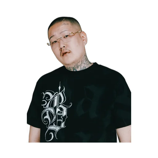 Suicide Black Letterd Logo Tee / Blk