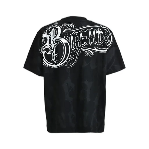 Suicide Black Letterd Logo Tee / Blk