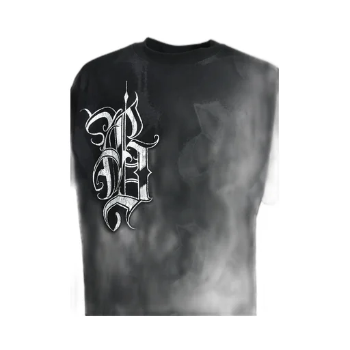 Suicide Black Letterd Logo Tee / Blk