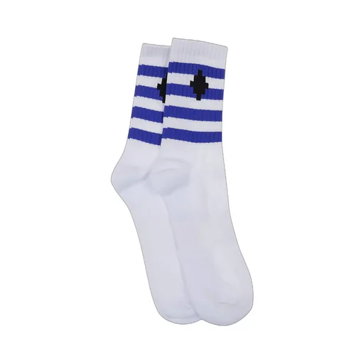 Marcelo Burlon County Of Milan Logo Intarsia Socks