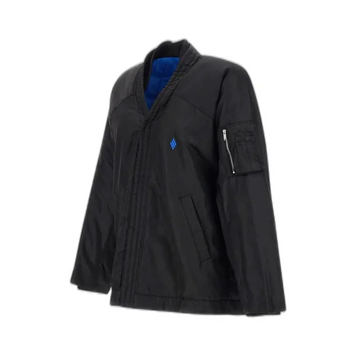 Marcelo Burlon County Of Milan Logo Embroidered Jacket