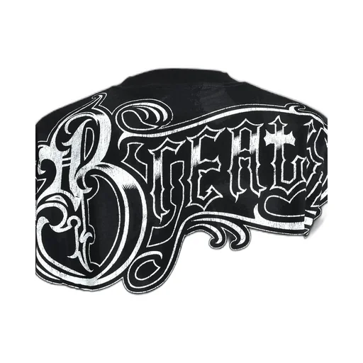 Suicide Black Letterd Logo Tee / Blk