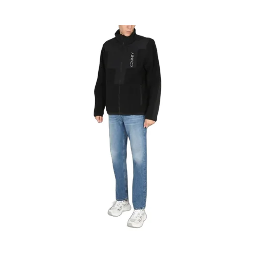 Marcelo Burlon County Of Milan Logo Embroidered Zip-Up Jacket
