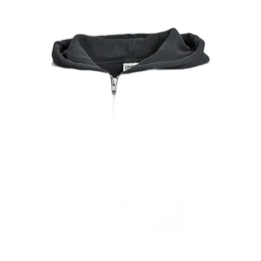 Somewhere' Zip Hoodie / Black