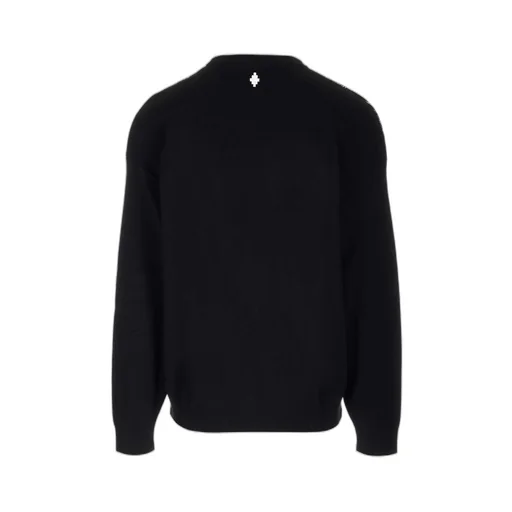 Marcelo Burlon County Of Milan Bandana-Printed Knitted Jumper