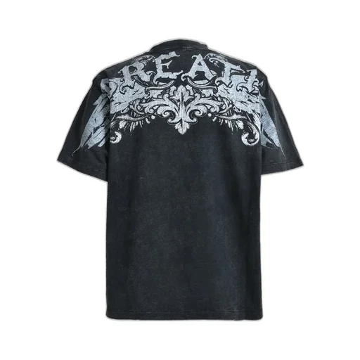 Skull Wing Logo Tee / Black