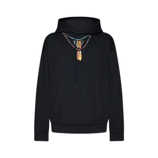 Marcelo Burlon County Of Milan Graphic-Printed Drawstring Hoodie
