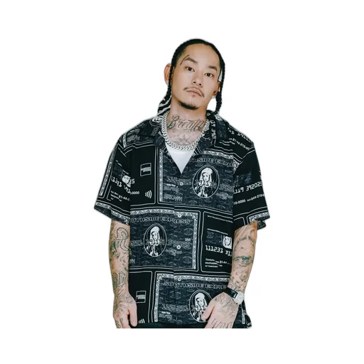 Black Card Shirt / Blk