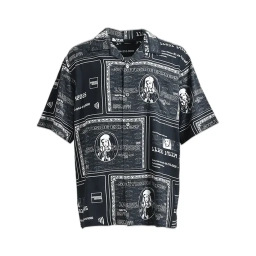 Black Card Shirt / Blk