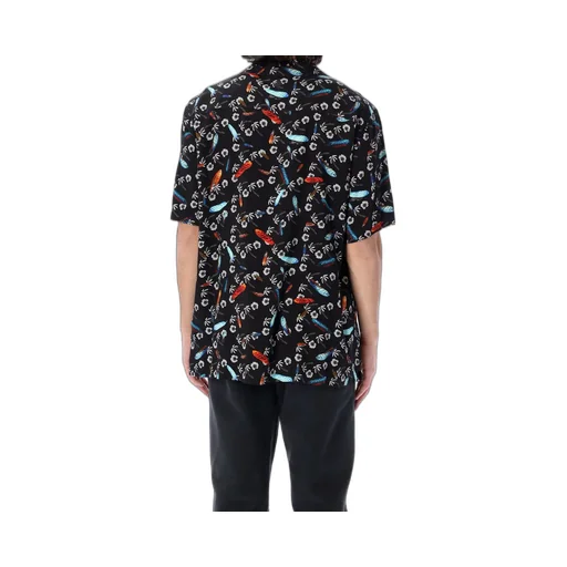 Marcelo Burlon County Of Milan Straight-Hem Floral Printed Shirt