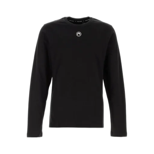 Marine Serre Logo Embroidered Long Sleeved T-Shirt