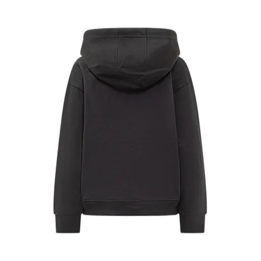 Marine Serre Logo Detail Zip-Up Hoodie