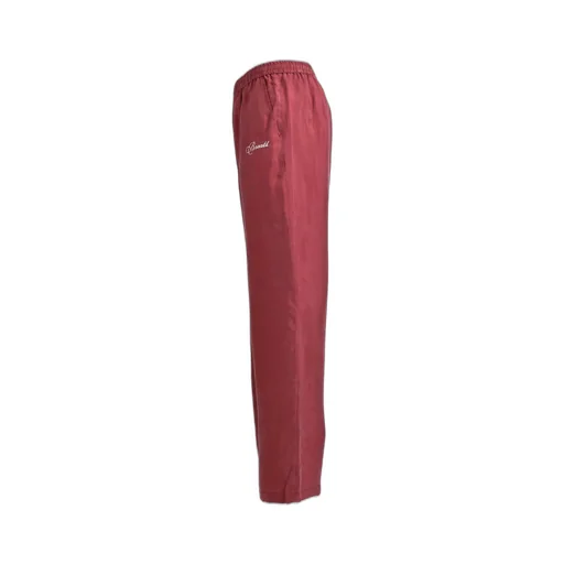 Script Logo Satin Pants / Wine