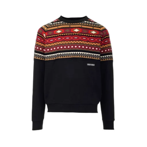 Marcelo Burlon County Of Milan Logo Patch Intarsia Jumper