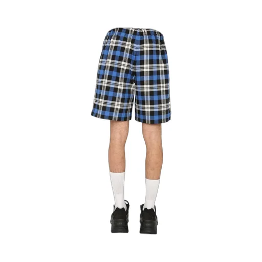 Marcelo Burlon County Of Milan Belted Checked Shorts