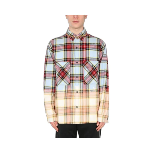 Marcelo Burlon County Of Milan Checked Front Pockets Shirt