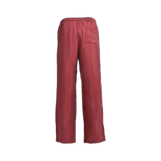 Script Logo Satin Pants / Wine