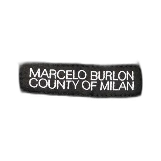 Marcelo Burlon County Of Milan Logo Patch Intarsia Jumper