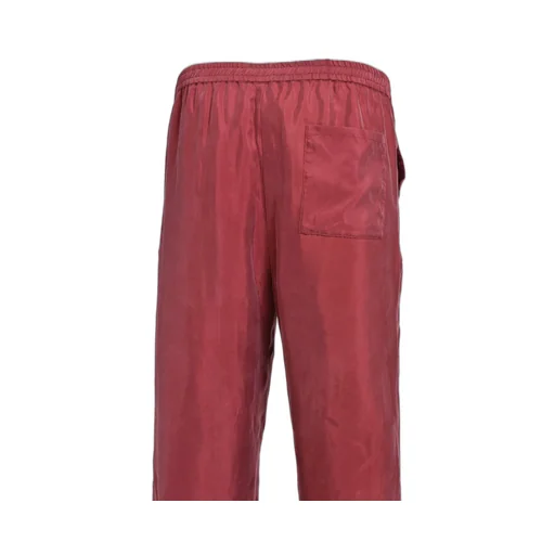 Script Logo Satin Pants / Wine