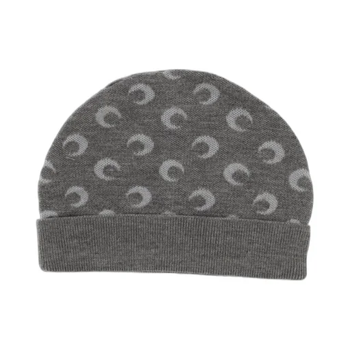 Marine Serre Moon-Printed Knitted Beanie