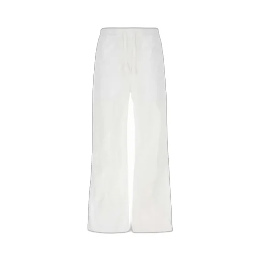 Marine Serre Lace-Panelled Drawstring Trousers