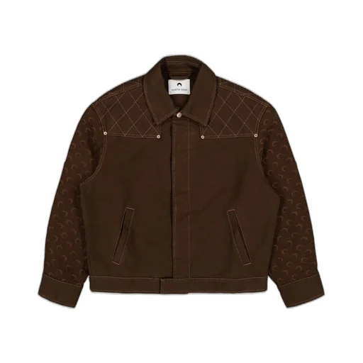 Marine Serre Moon Jacquard Bomber Jacket