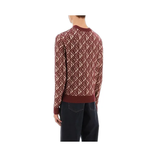 Marine Serre Moon Diamant Jacquard Crewneck Jumper