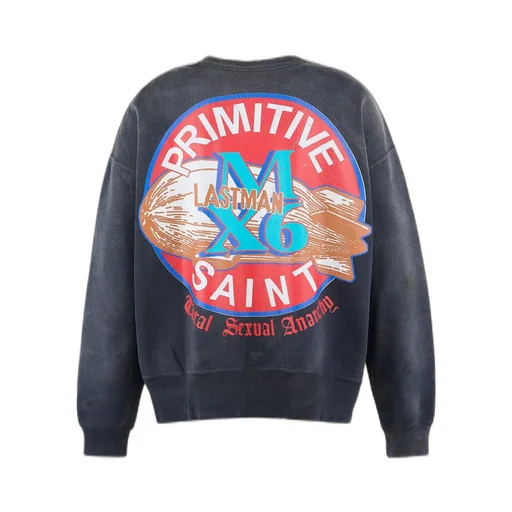 Lm_Crw-N Sweat/Primitive / Blk