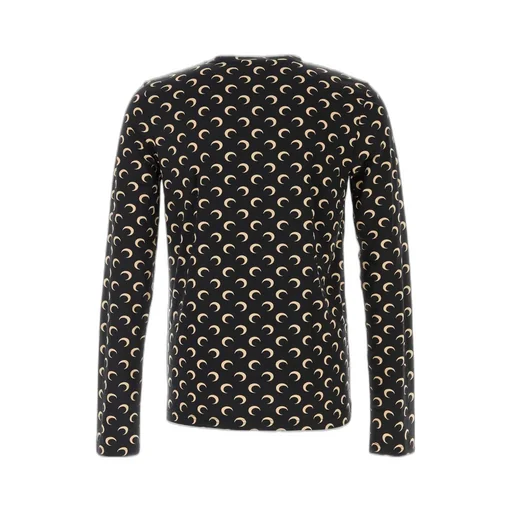 Marine Serre Moon Printed Long-Sleeved T-Shirt